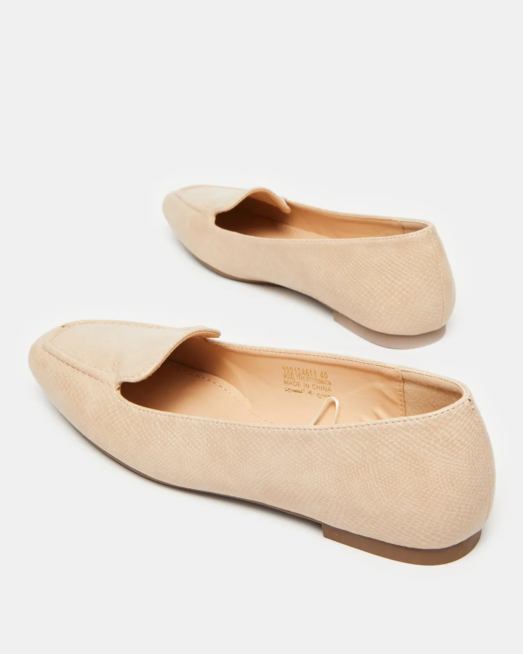 Women Beige Embellished Loafer