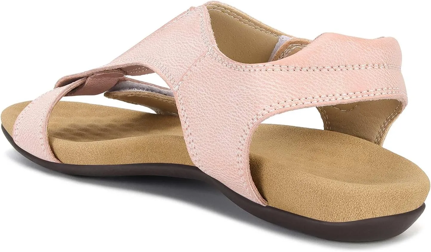 Women's Arch Support Sandals Orthotic Flat Sandals Adjustable Comfort Walking Sandals