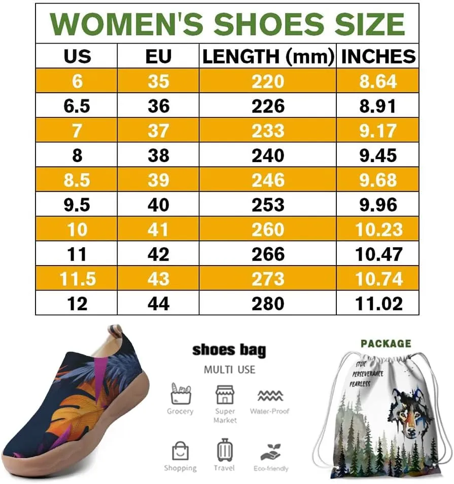 Women's Light Sneakers in Fairy Tale Series Slip-on Travel Shoes for Comfortable Walking and Casual Style
