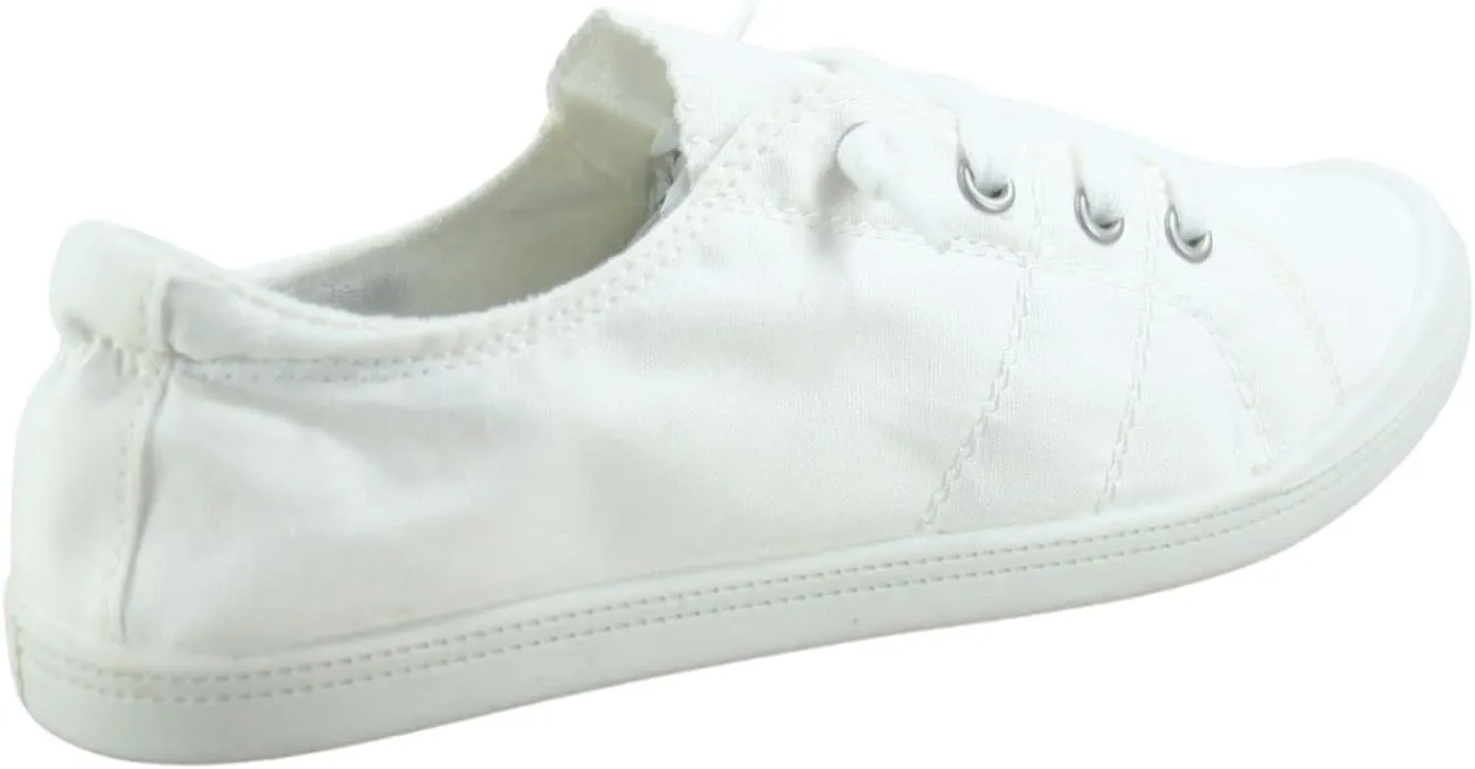 Women’s Slip-On Low Top Casual Flat Heel Comfort Classic Walking Sneaker Shoes