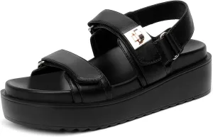 Womens Summer Sandals Casual Adjustable Arch Support Comfortable Thick Sole Flat Sandals