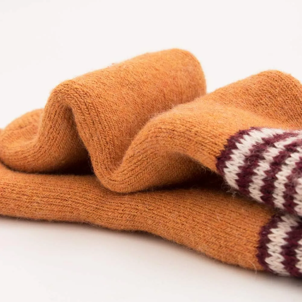 Womens Super Thick Wool Socks - Soft Warm Comfort Casual Crew Winter Socks (Pack of 3-5), Multicolor