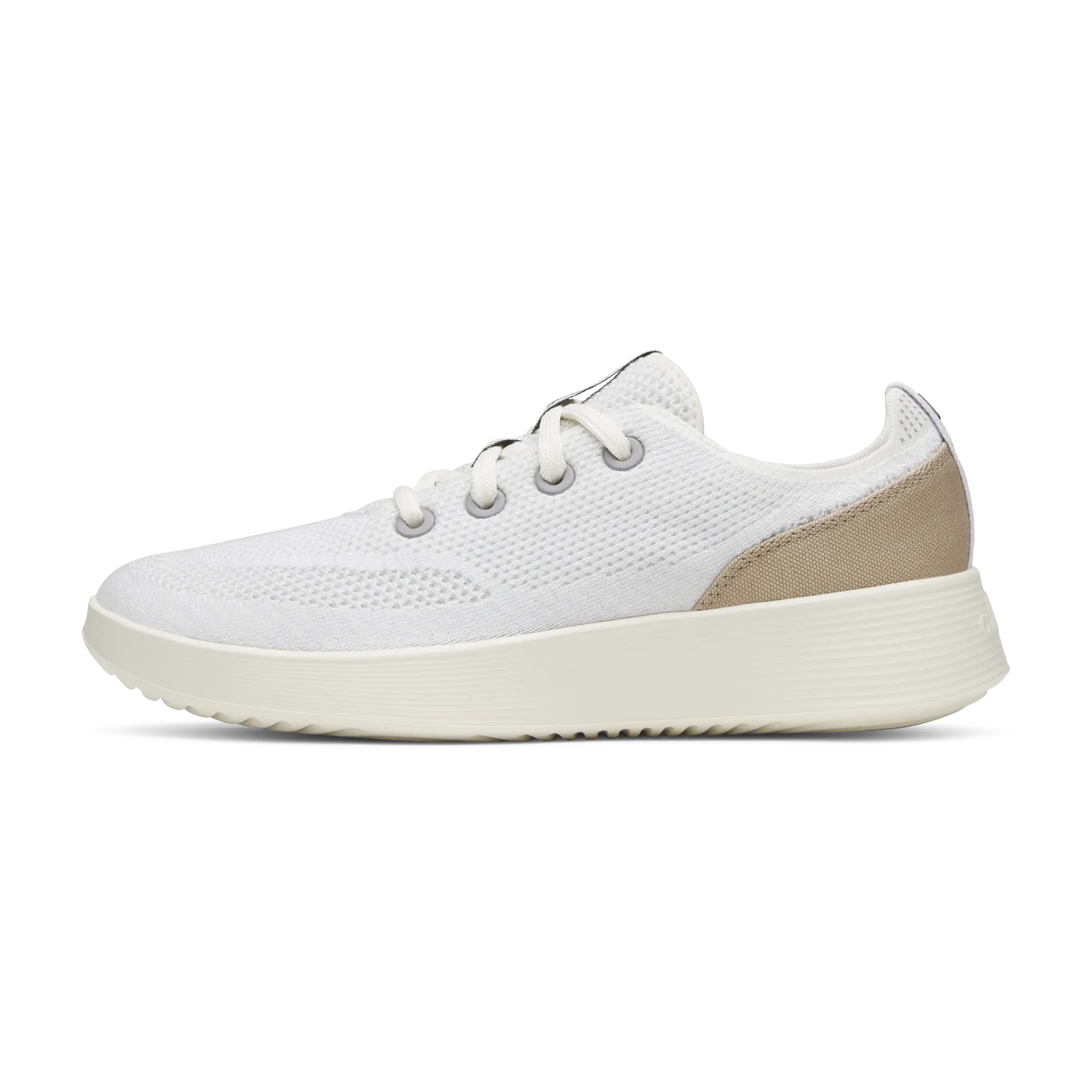 Women's Tree Runner Go - Blizzard/Light Khaki (Natural White Sole)