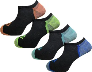 Women's Ultra Light Liner Socks - Athletic Socks with Compression   Infrared - 4 Pairs