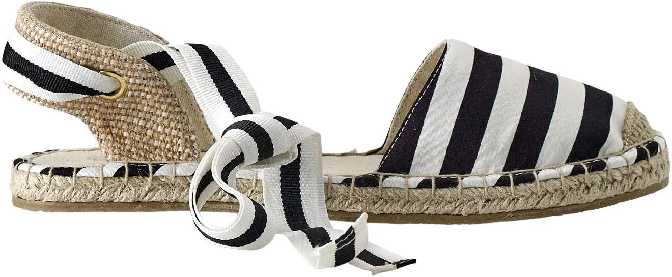 Women's Wide Width Lace-Up Flat Espadrilles