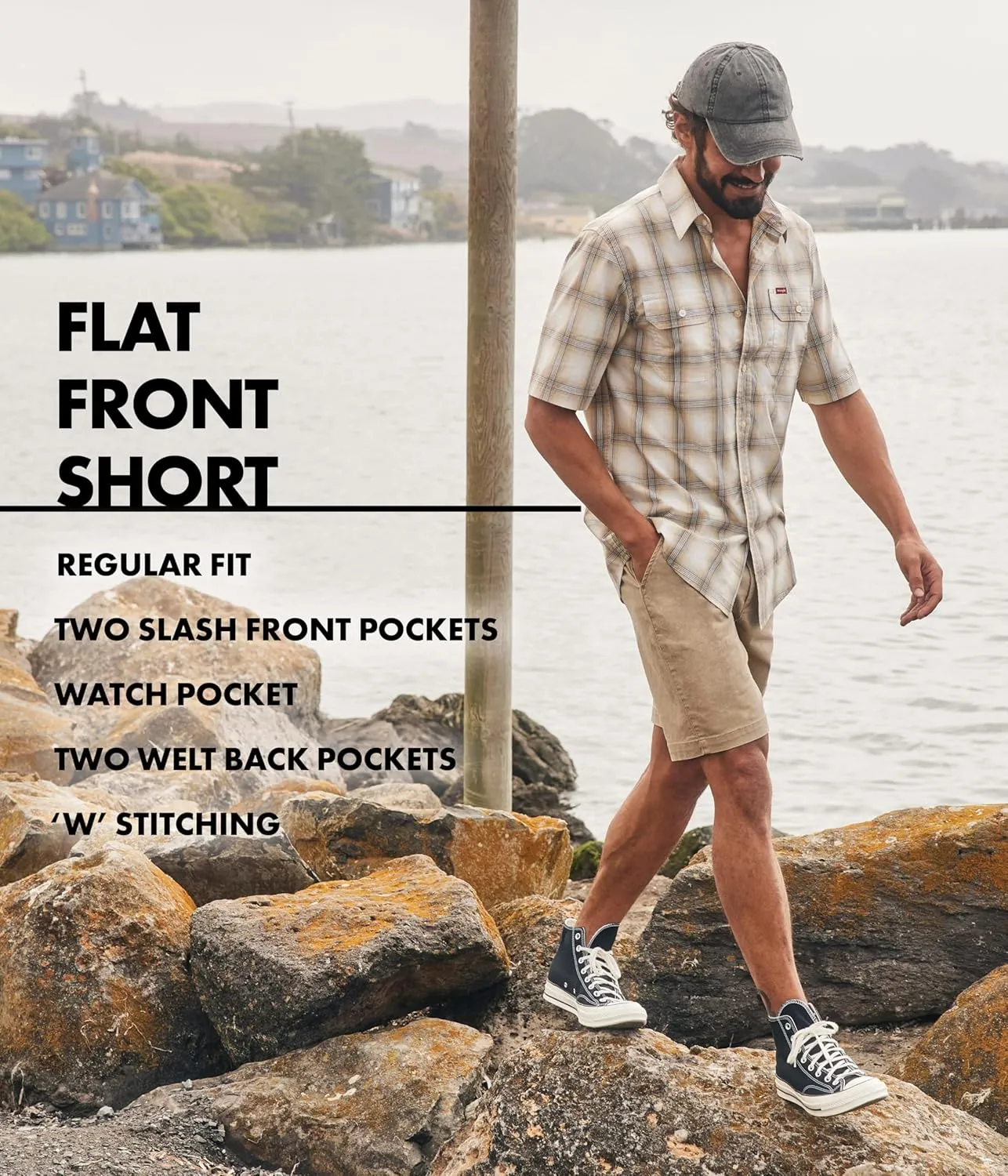Wrangler Authentics Authentics Men's Flat Front Short