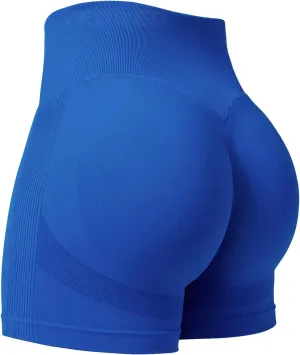 YEOREO Professional Women Workout Shorts 3.6" Scrunch Shorts Seamless High Waisted Contour Gym Yoga Biker Shorts