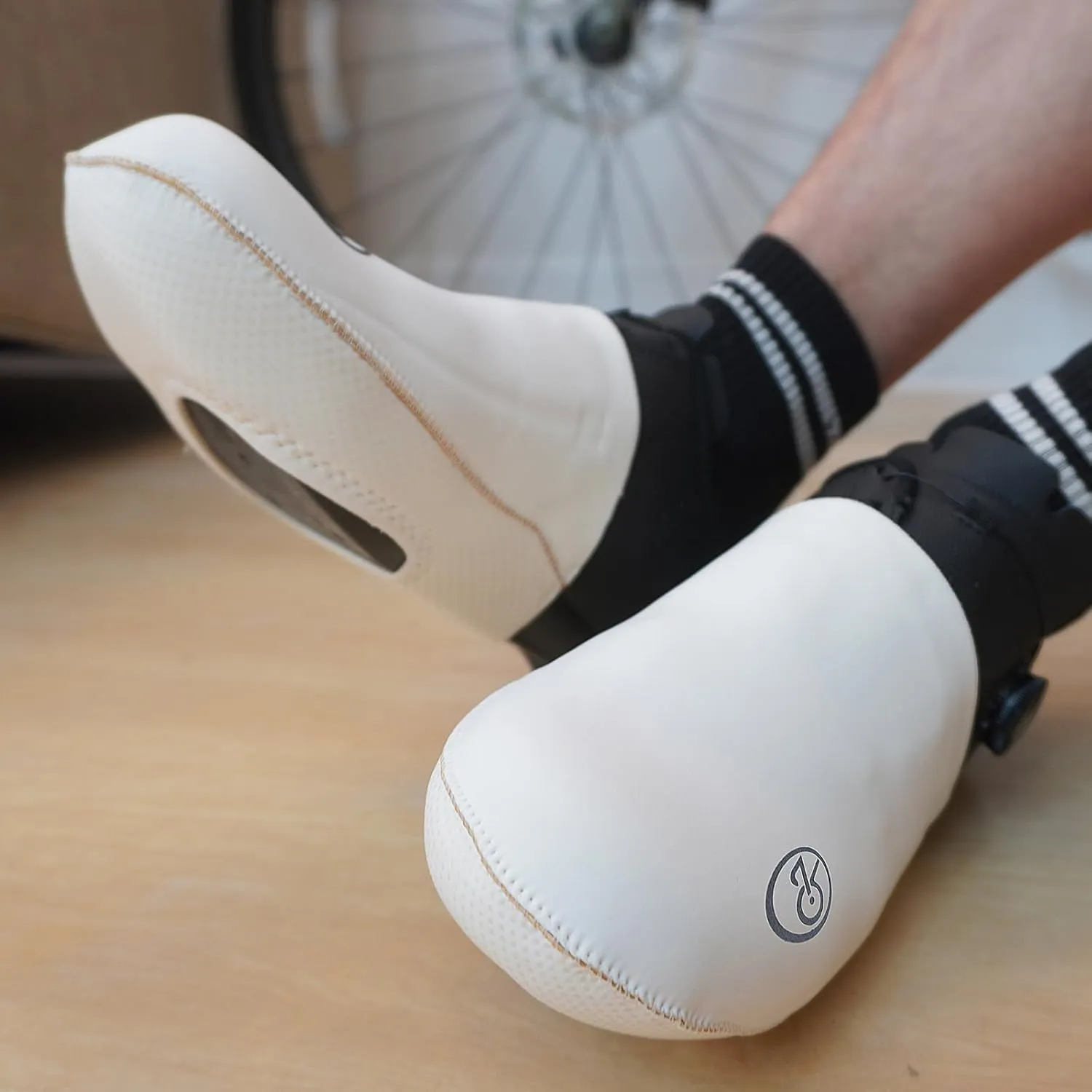 YKYWBIKE Cycling Shoe Covers Thermal Shoe Toe Covers Winter Cycling Overshoes Protectors Windproof Half Shoecover for Men Women Bike Shoe Covers for Mountain Road Bike