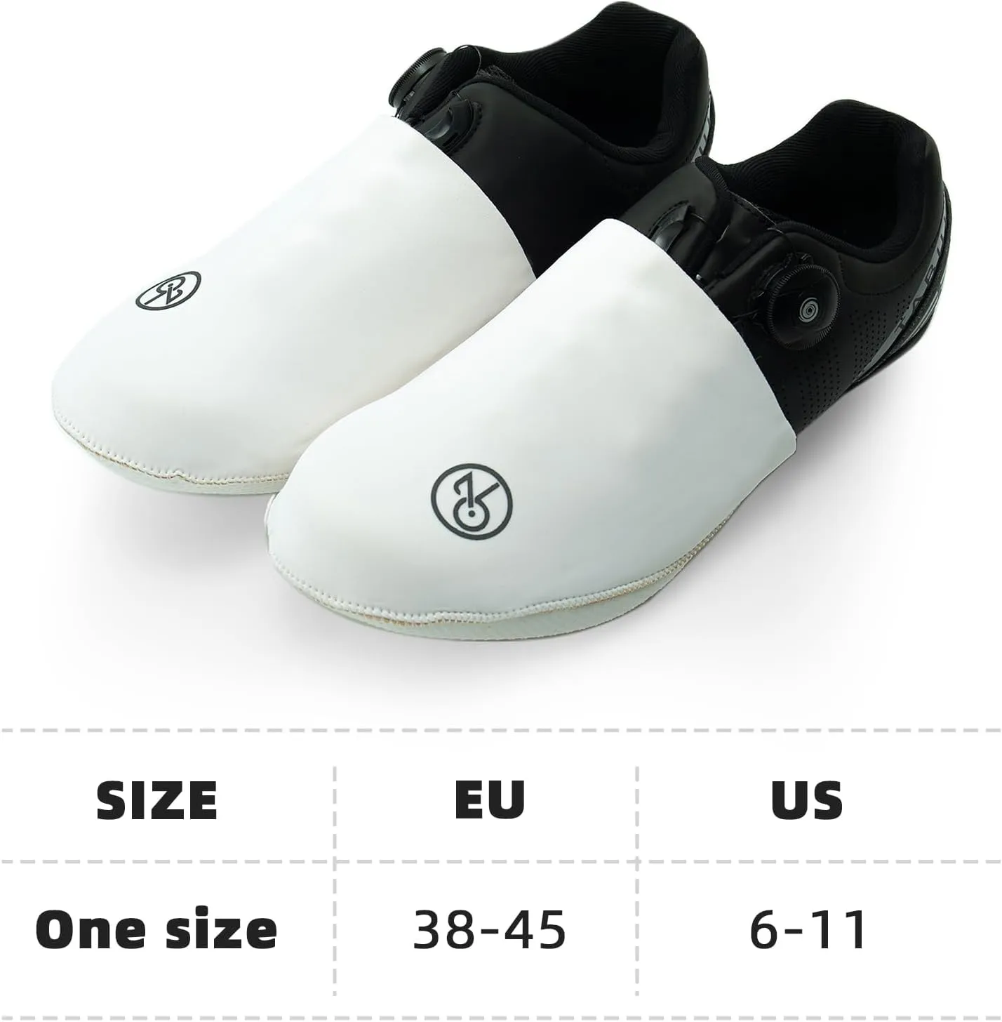 YKYWBIKE Cycling Shoe Covers Thermal Shoe Toe Covers Winter Cycling Overshoes Protectors Windproof Half Shoecover for Men Women Bike Shoe Covers for Mountain Road Bike