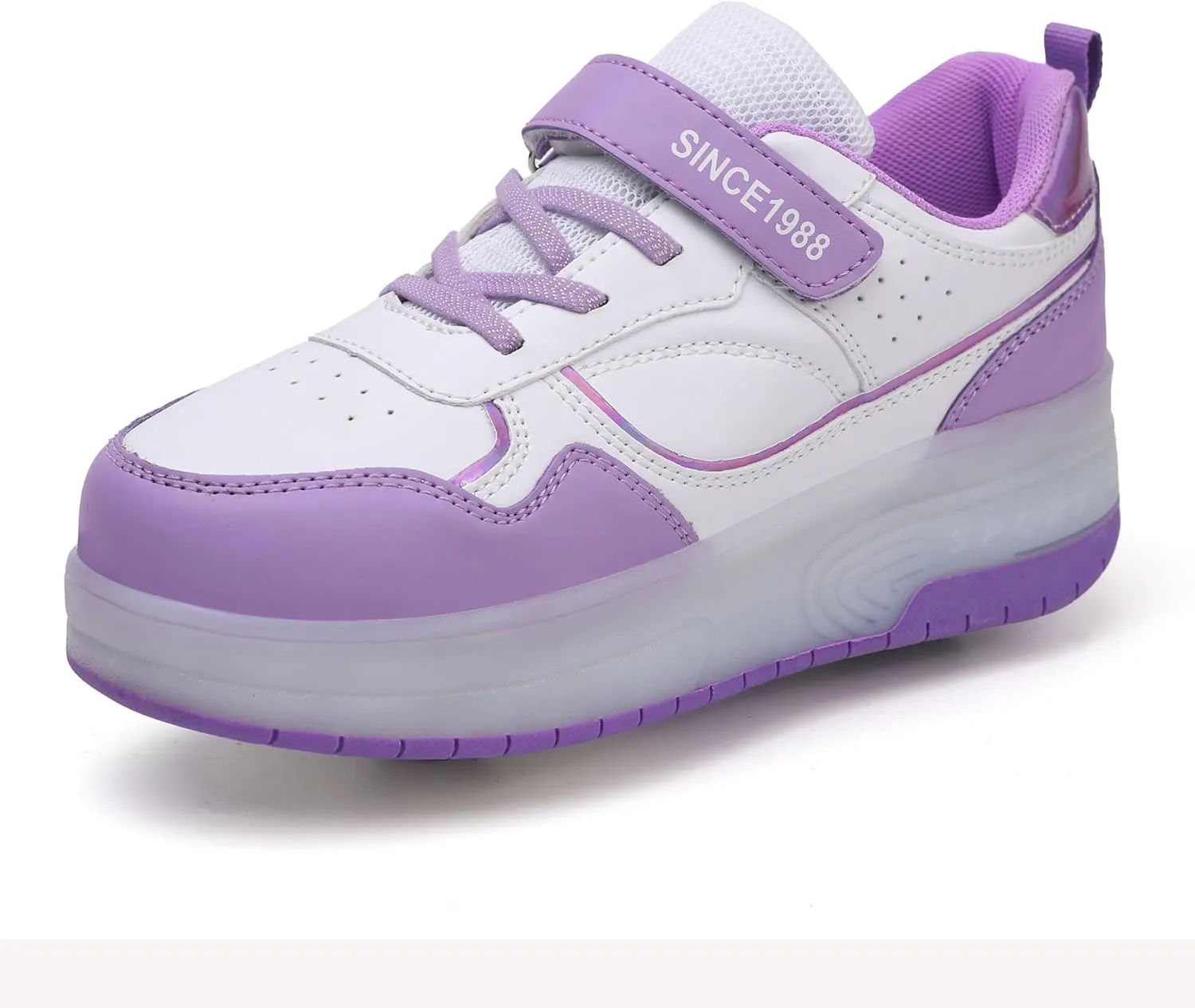 YUNICUS Kids LED Light up Shoes Wheel Shoes USB Charging Roller Skate Shoes Sneakers Girls Boys Kids Best Gift for Birthday Halloween Christmas